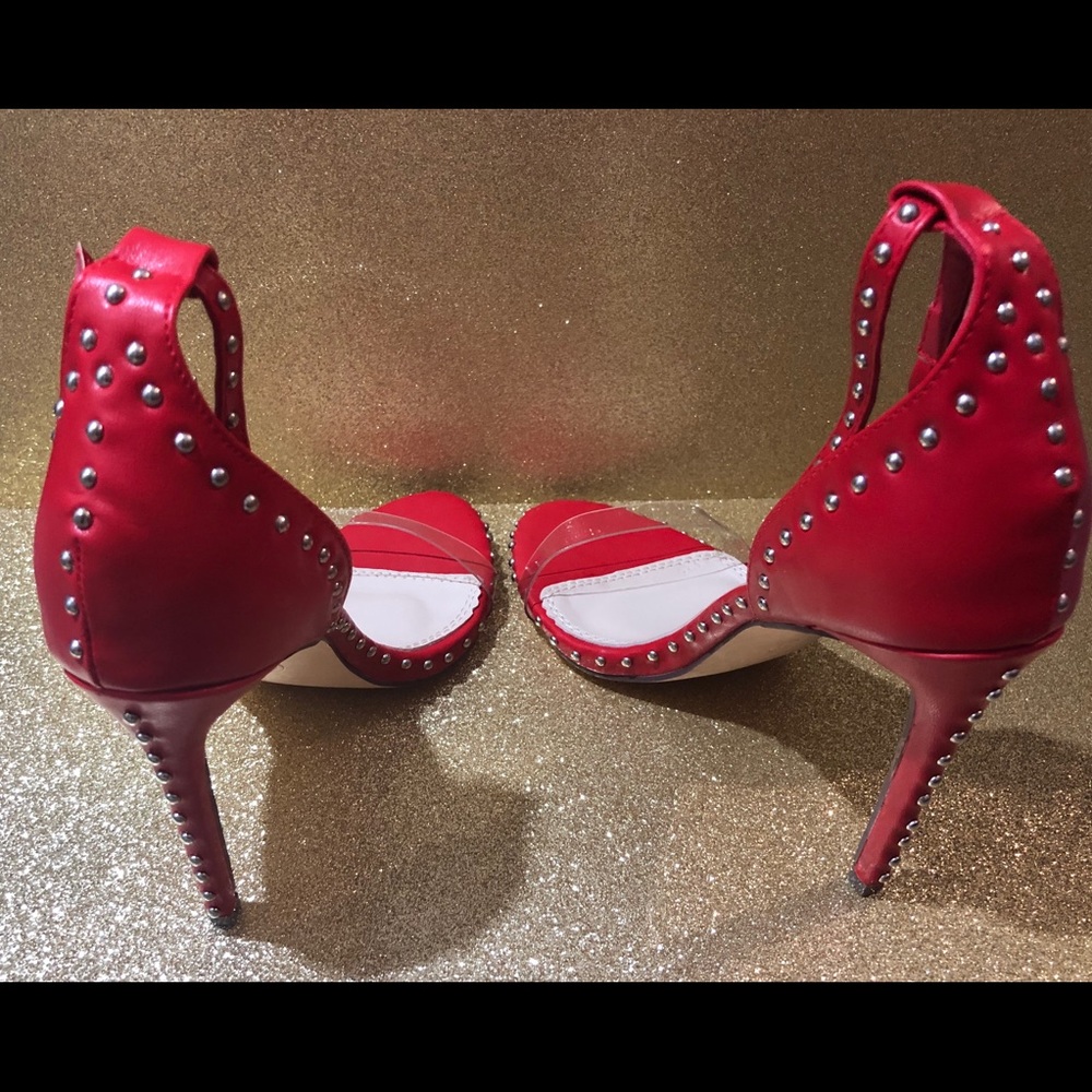 Brand new with box red heels with studded lining❤️ - Picture 3 of 5